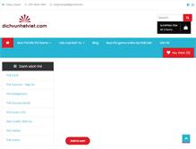 Tablet Screenshot of dichvunhatviet.com